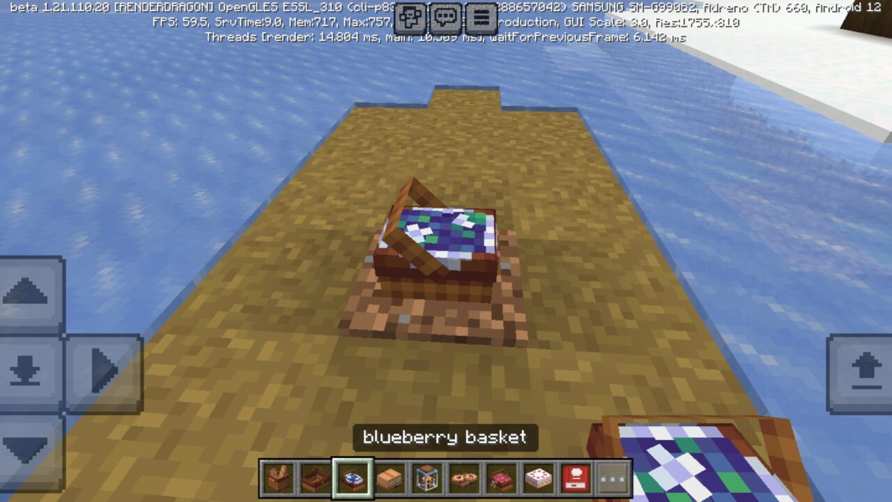 Blueberry from Vanis Pan Mod for Minecraft PE