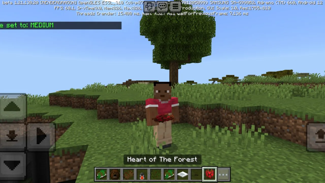 The Call of The Forest Mod for Minecraft PE