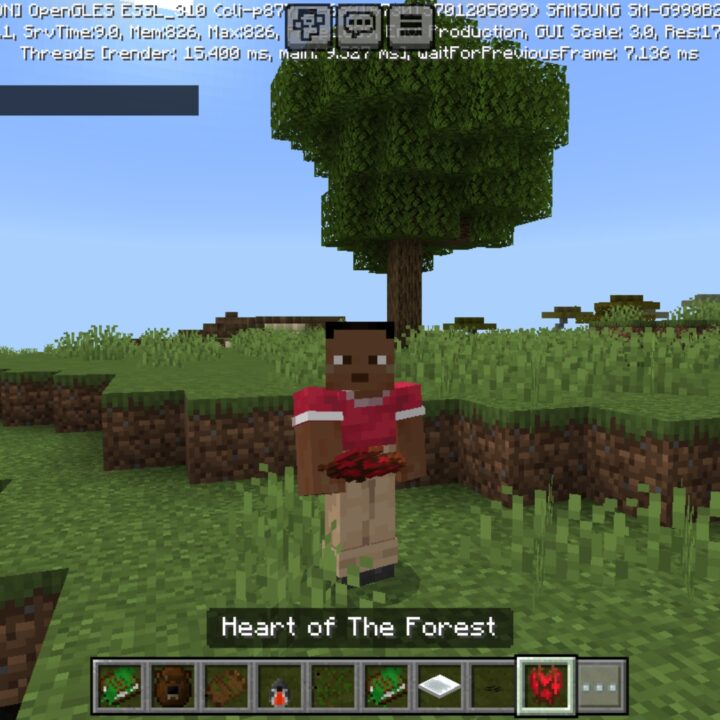 The Call of The Forest Mod for Minecraft PE