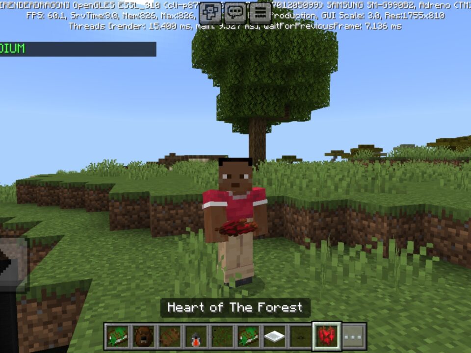 The Call of The Forest Mod for Minecraft PE