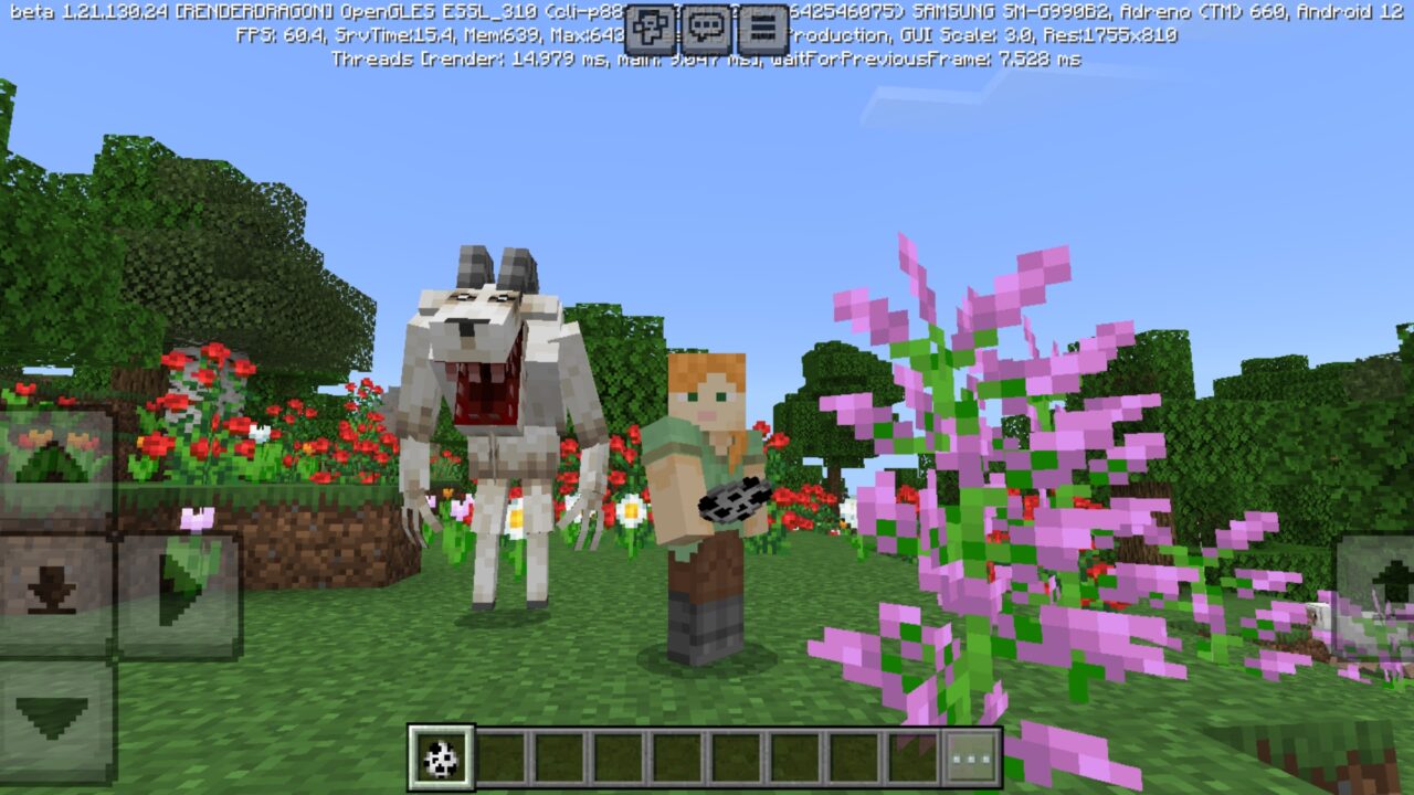 Careful from Goat Man Brother Mod for Minecraft PE