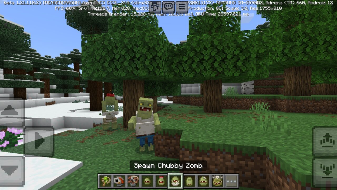 Chubby from Zombified Mod for Minecraft PE