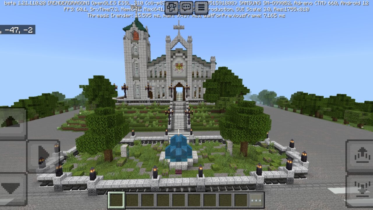 Cathedral Map for Minecraft PE