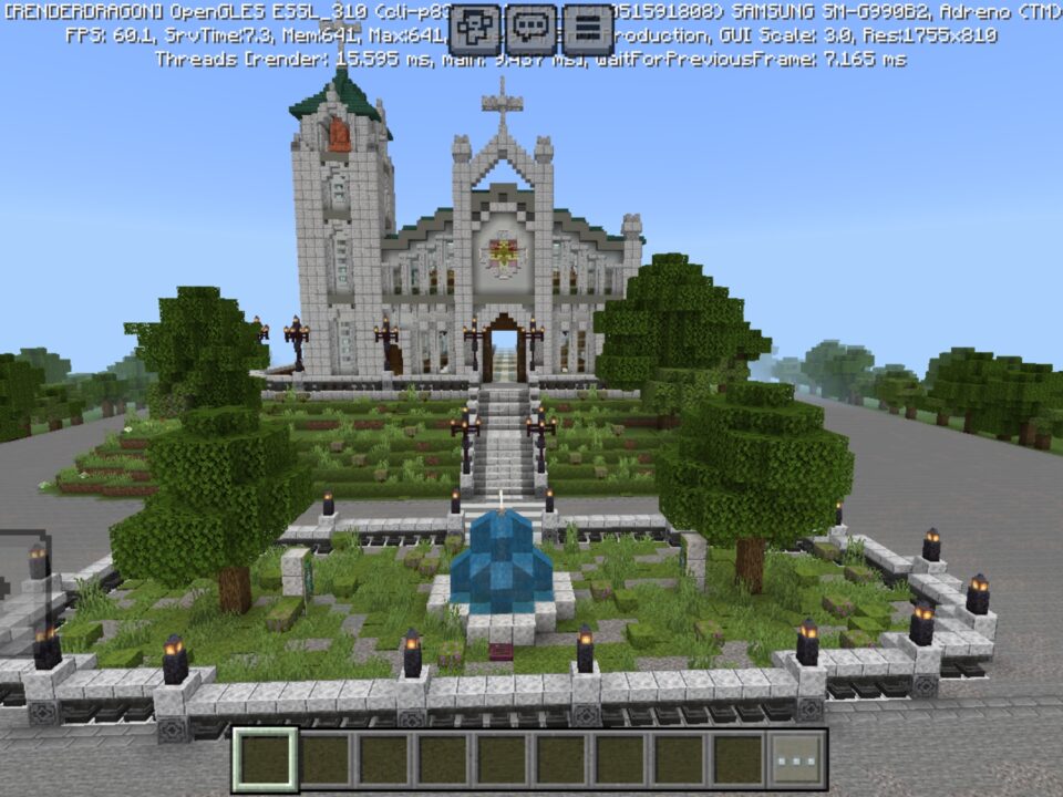 Cathedral Map for Minecraft PE