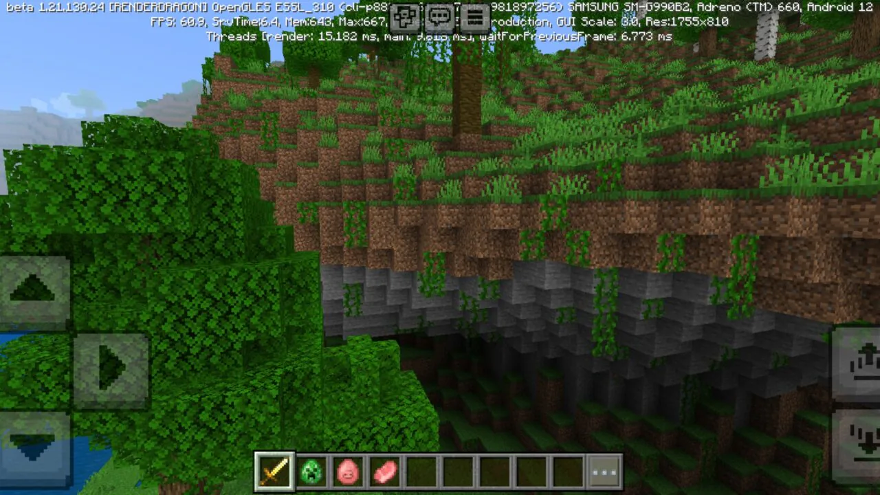 Colors from Visual Mods for Minecraft PE