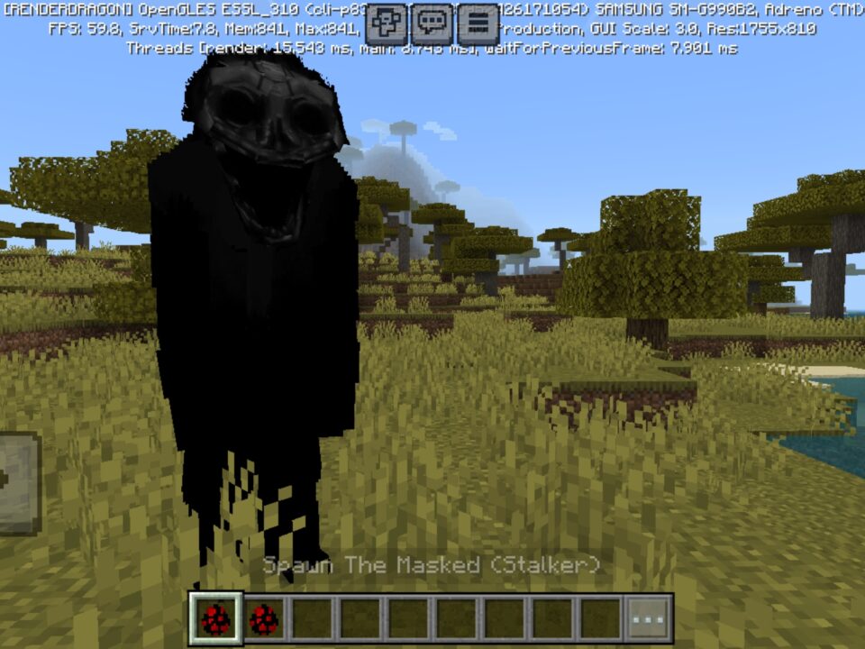 Disturbed Dweller Mod for Minecraft PE