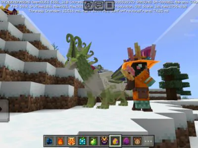 Dragon Fire Mod for Minecraft PE