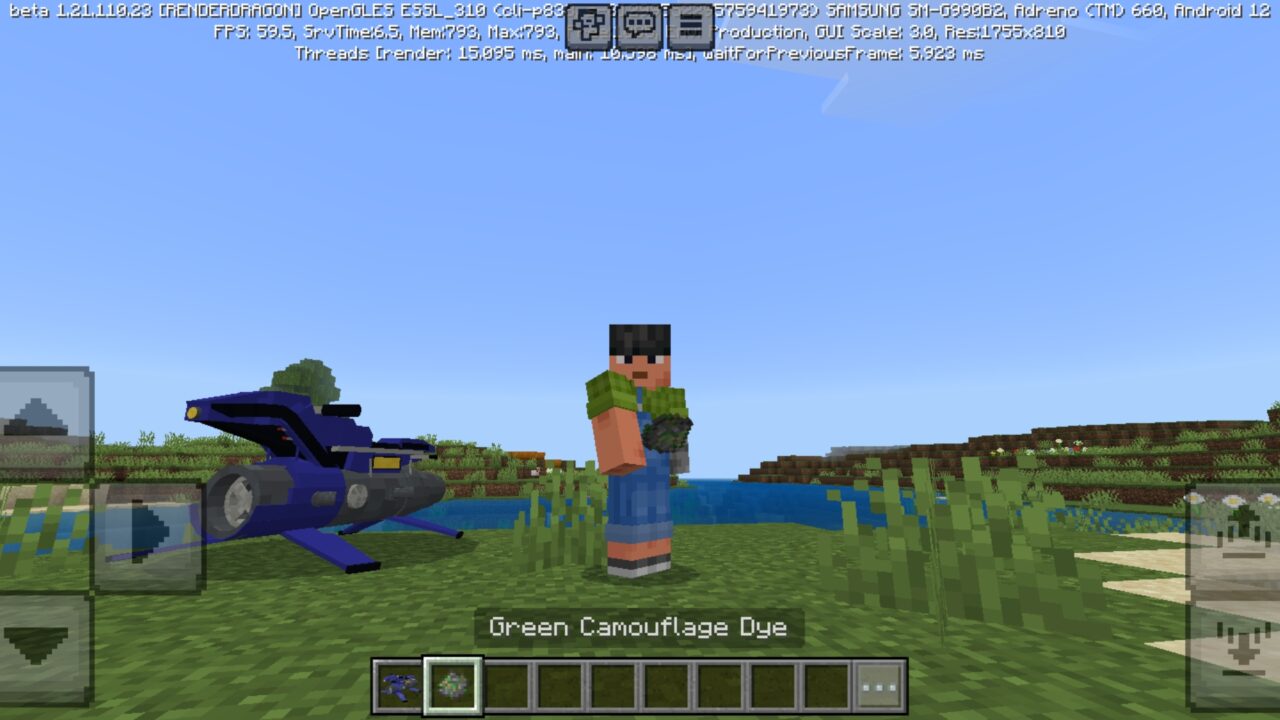 Dye from Oppressor Mod for Minecraft PE