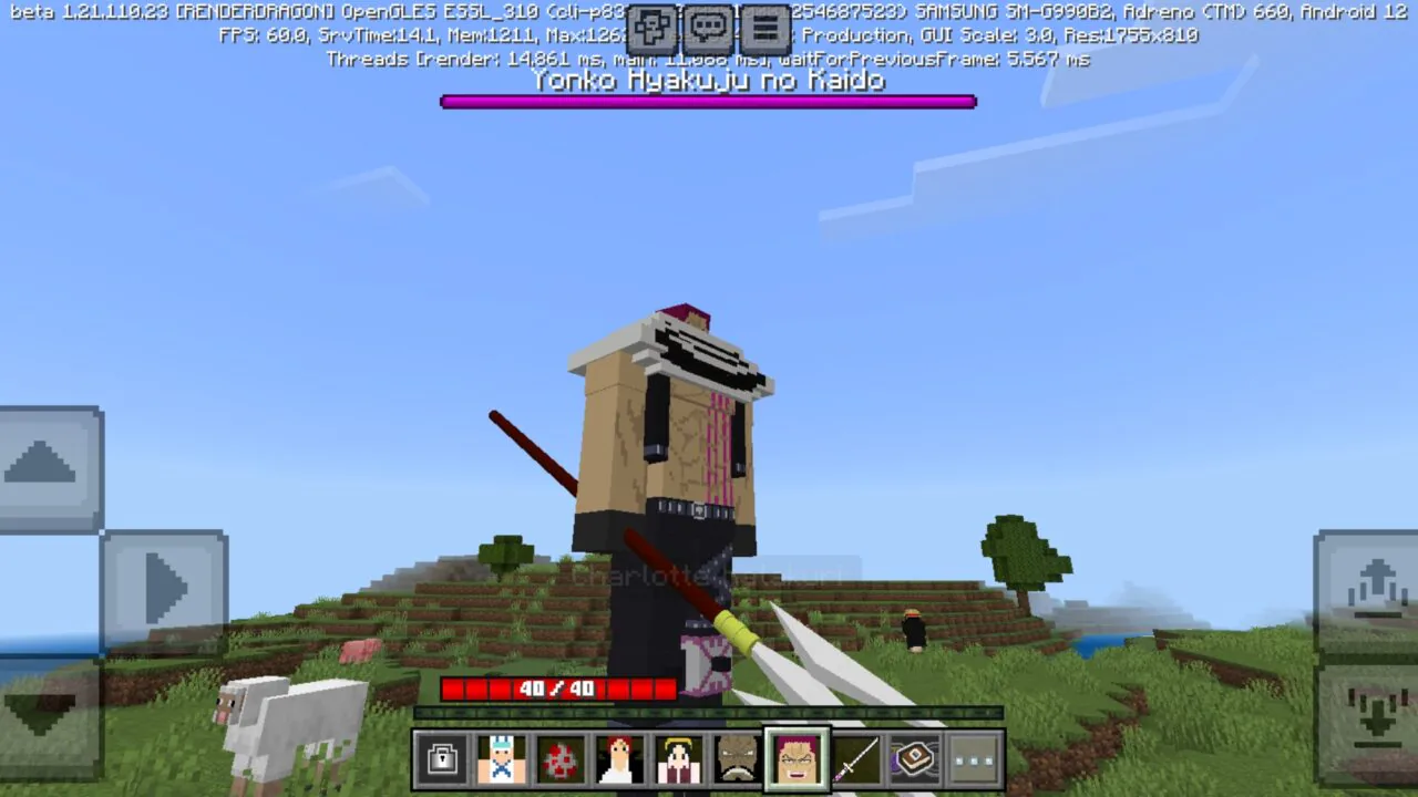 Enemy from Blox Fruit Mod for Minecraft PE