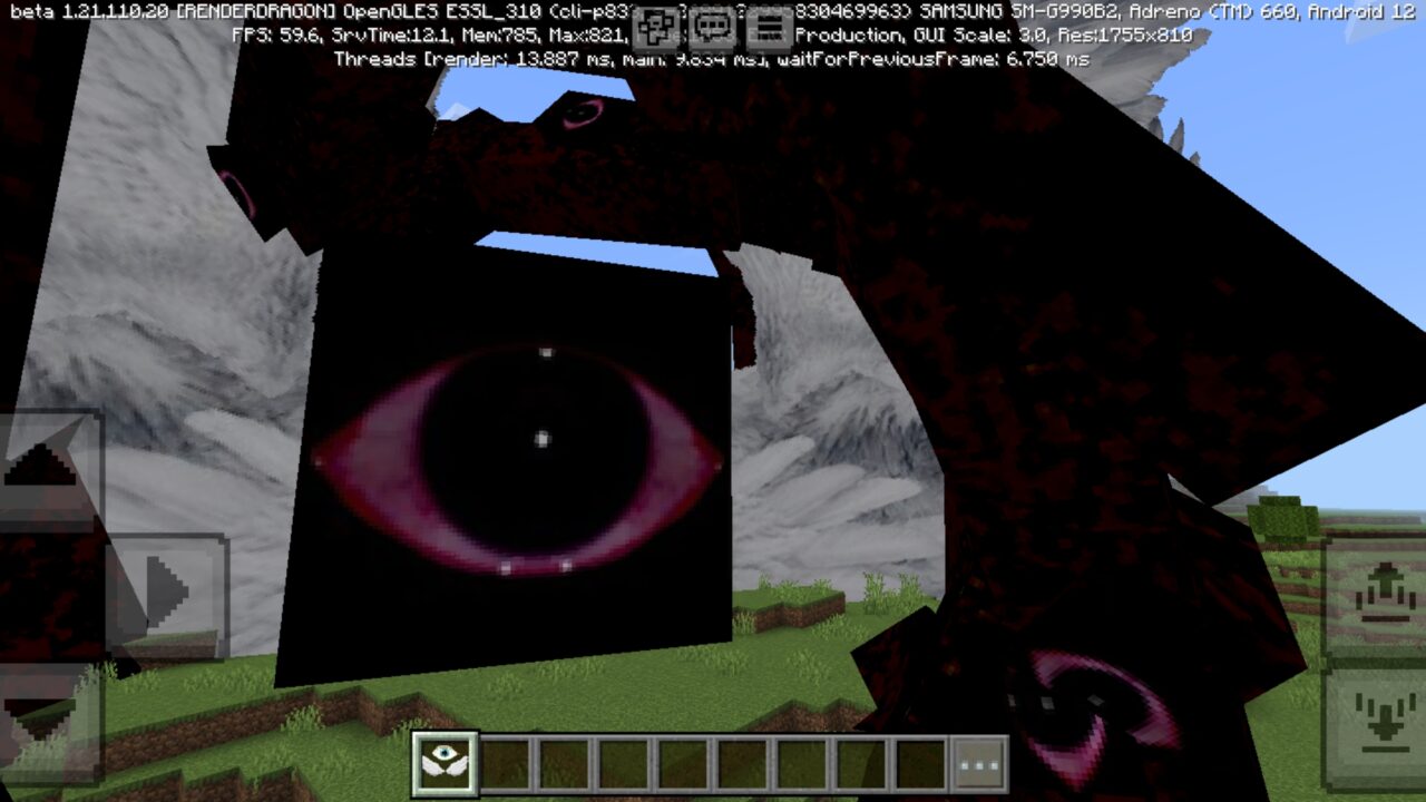 Eye from The God Mod for Minecraft PE