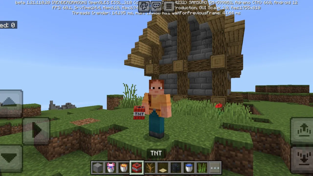 Flying Island Survival Map for Minecraft PE