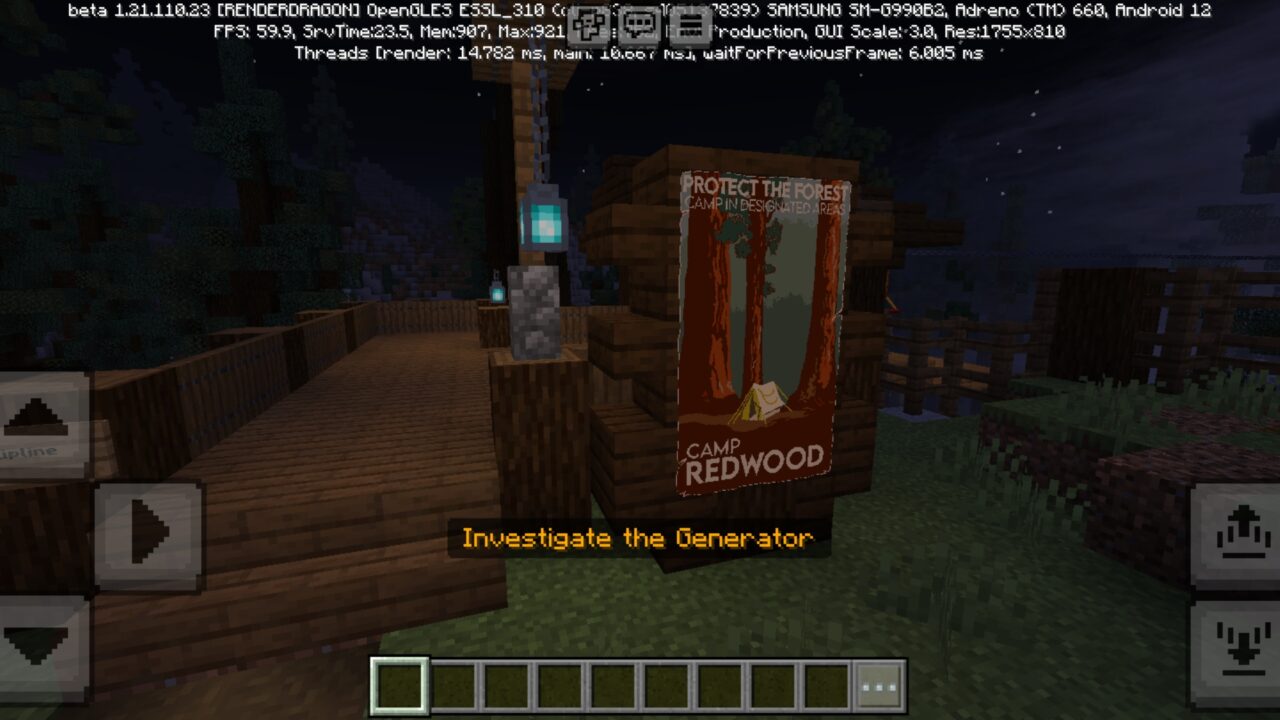 Info from Bigfoot Map for Minecraft PE
