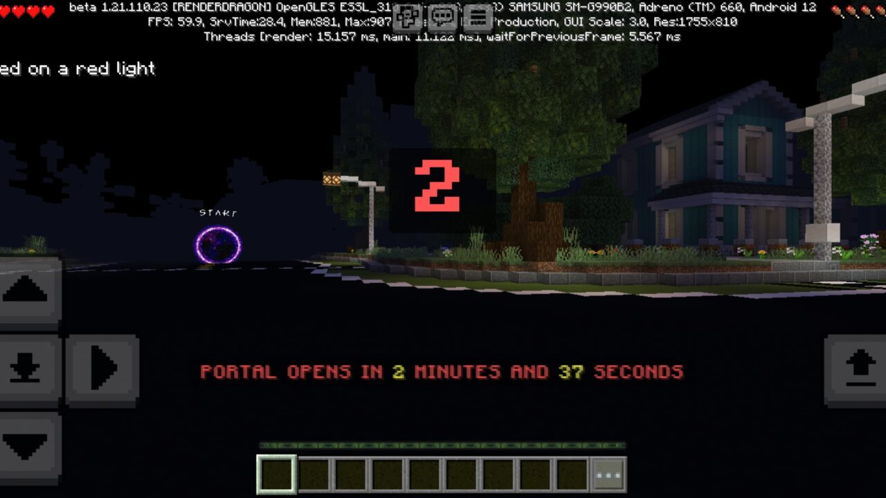 Info from Red Light Green Light Map for Minecraft PE