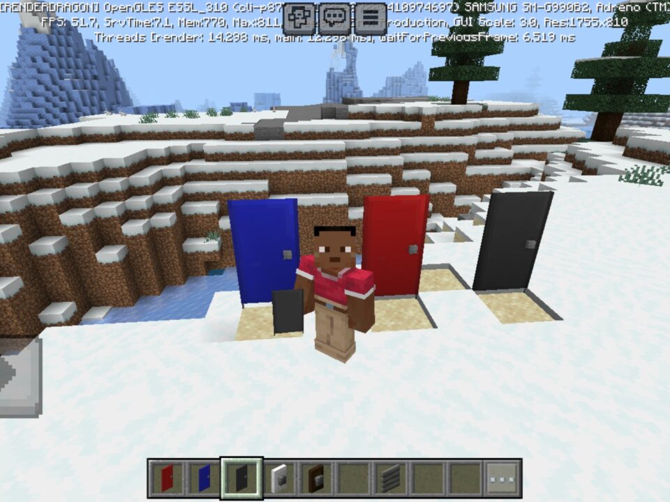 Iron Doors Mod for Minecraft PE