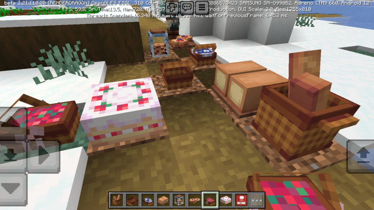 Items from Vanis Pan Mod for Minecraft PE