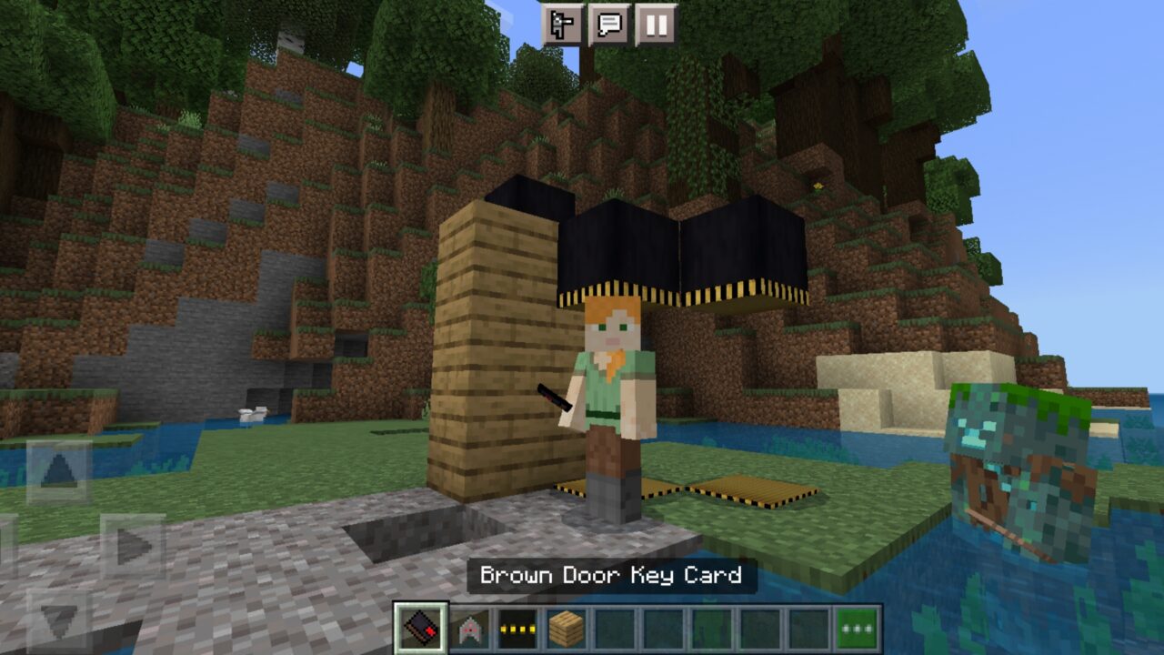 Key Card from Iron Door Mod for Minecraft PE