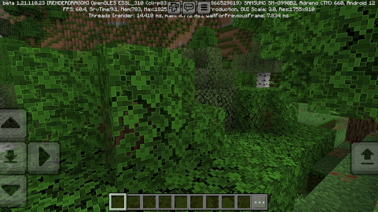 Leaves from Clear Pixels Texture Pack for Minecraft PE