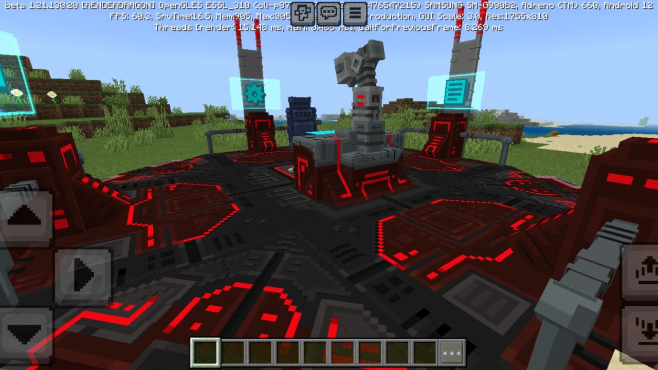 Location from Tron Mod for Minecraft PE