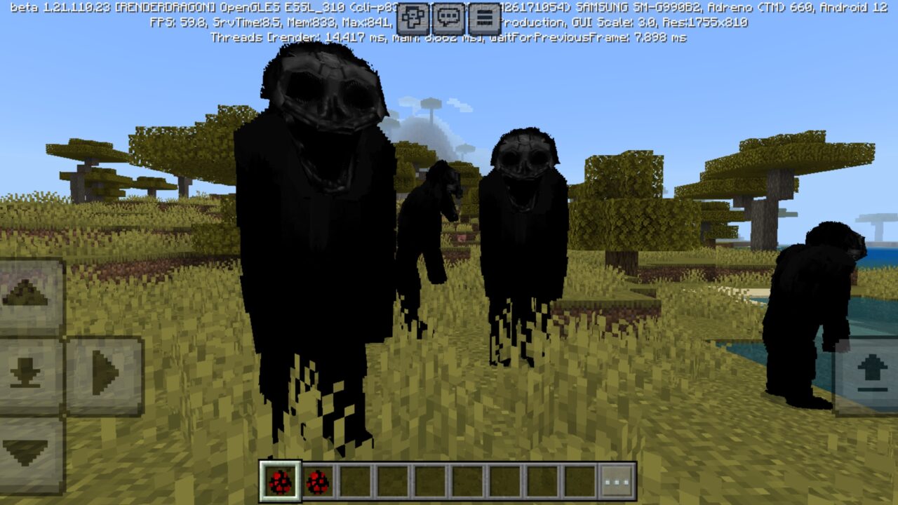 Mobs from Disturbed Mod for Minecraft PE