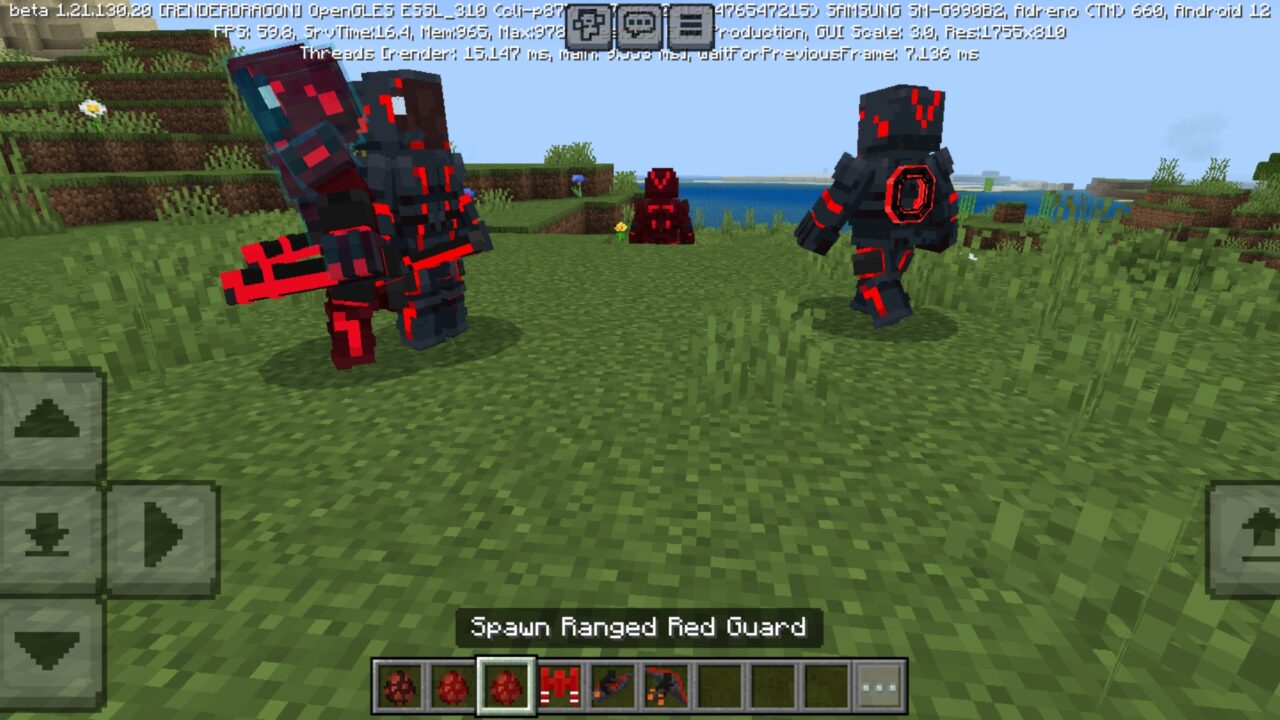Mobs from Tron Mod for Minecraft PE