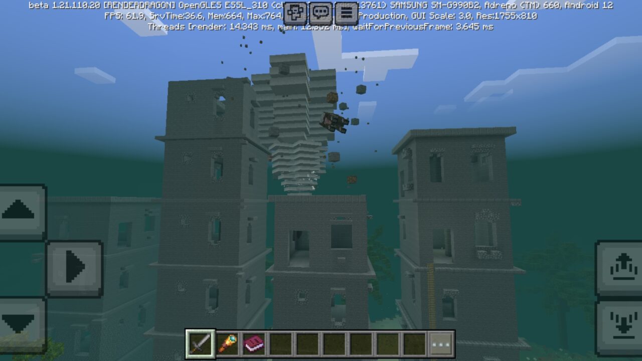 Monster from 100 Days Kraken Island Map for Minecraft PE