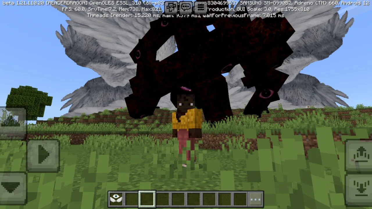 Monster from The God Mod for Minecraft PE