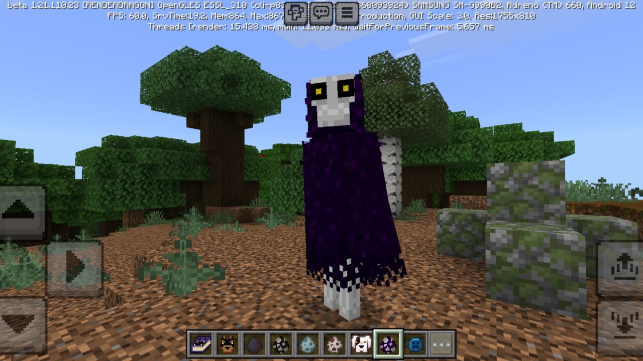 Monster from Tormentors Mod for Minecraft PE