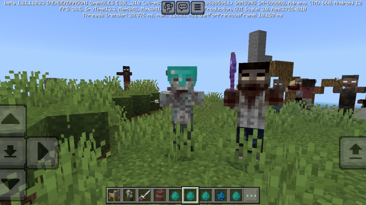 Monsters from One Hundred Days Later Mod for Minecraft PE
