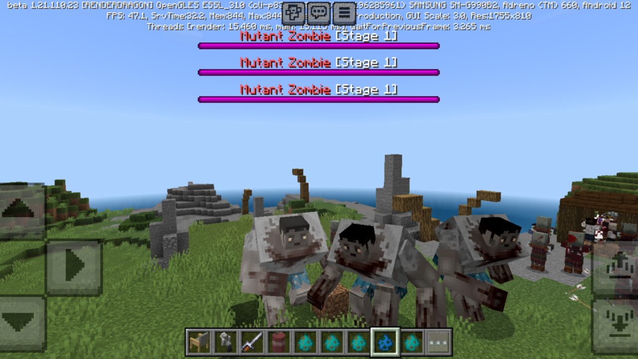 Mutant from One Hundred Days Later Mod for Minecraft PE