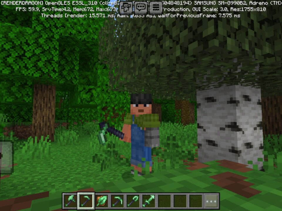 Natural Tools Mod for Minecraft PE