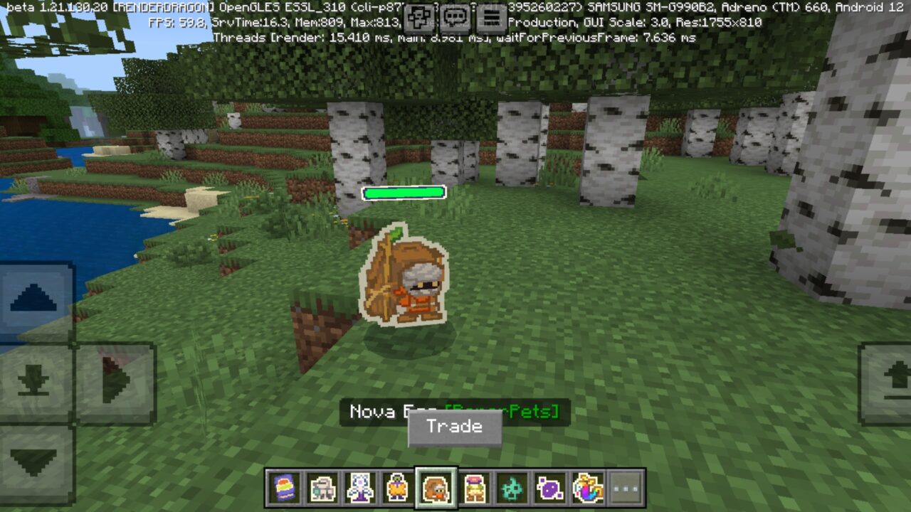 Nova from Paper Pets Mod for Minecraft PE