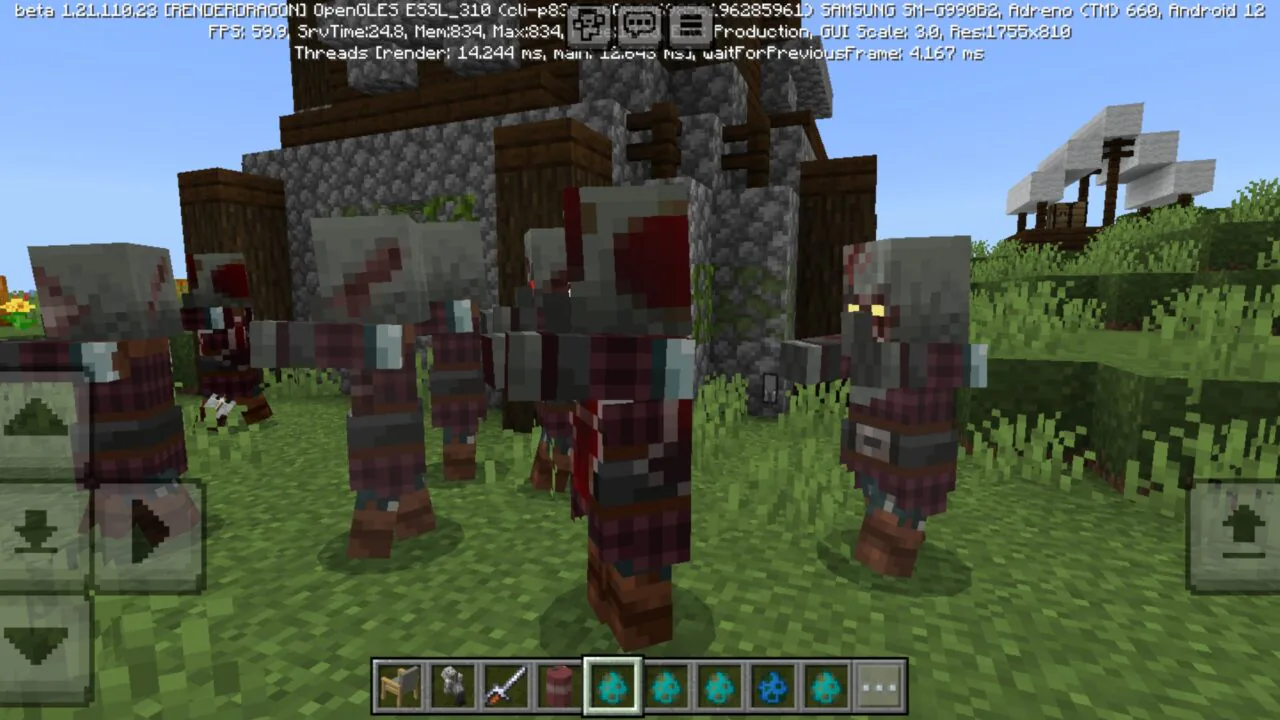 One Hundred Days Later Mod for Minecraft PE