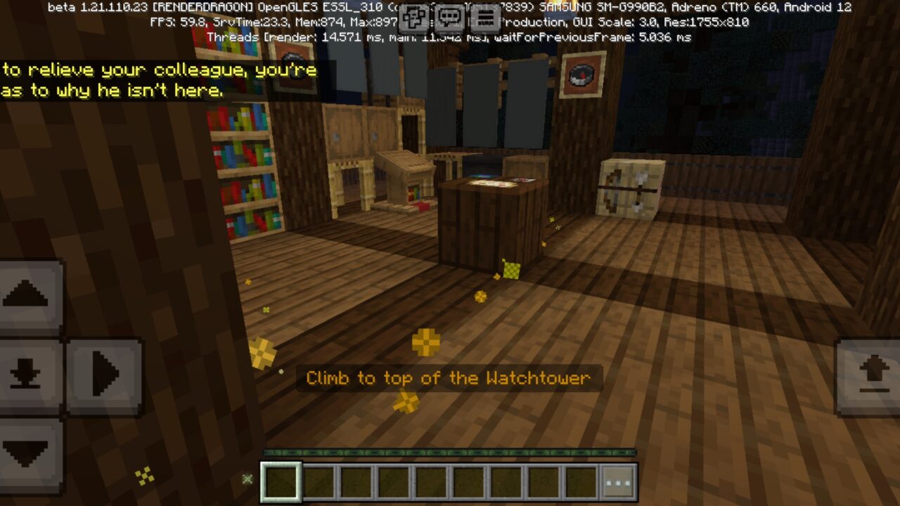 Options from Bigfoot Map for Minecraft PE