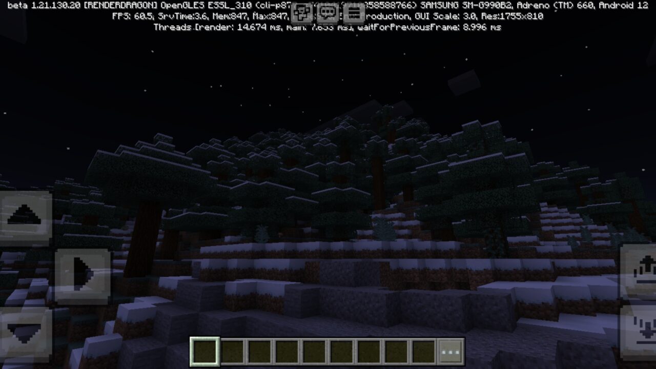 Options from Bright Vision Texture Pack for Minecraft PE