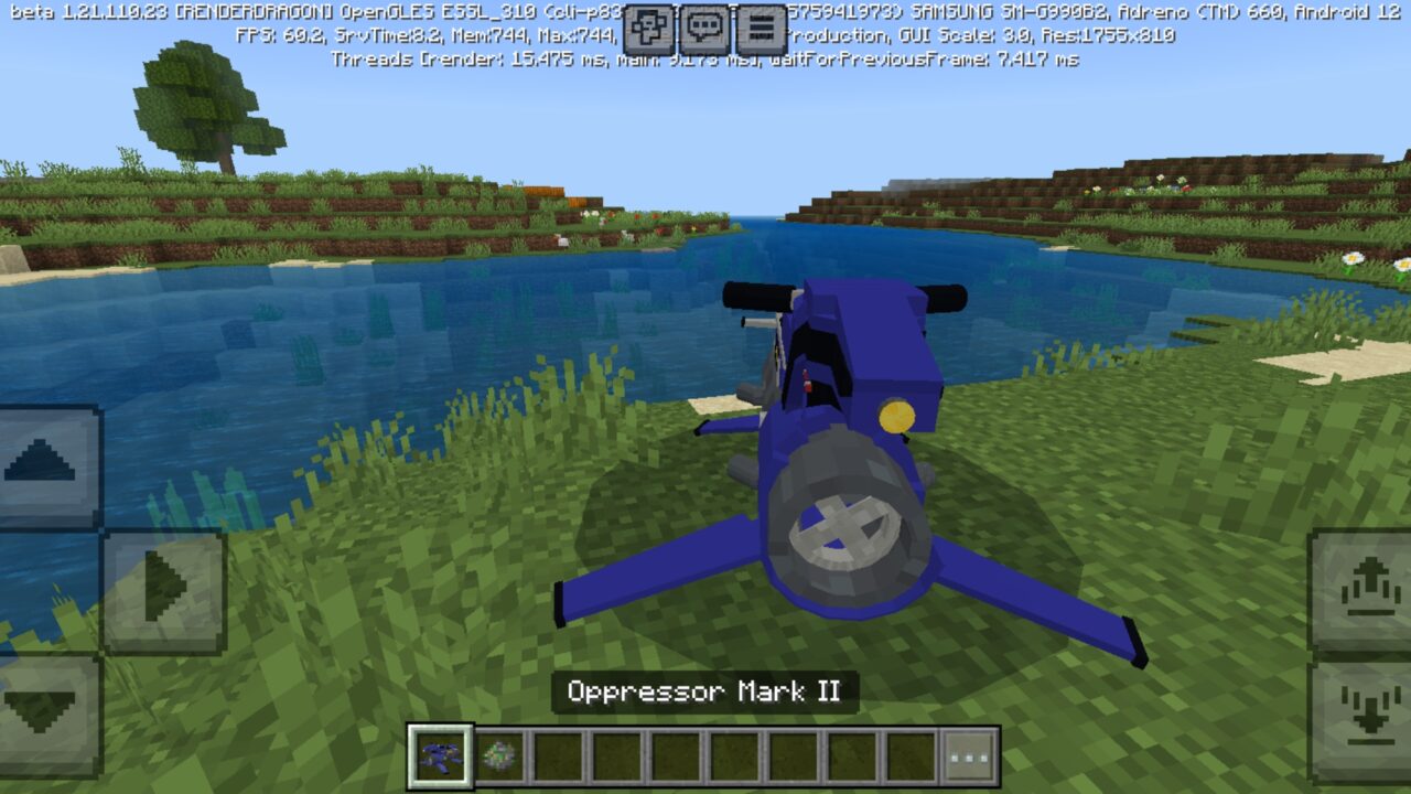 Options from Oppressor Mod for Minecraft PE