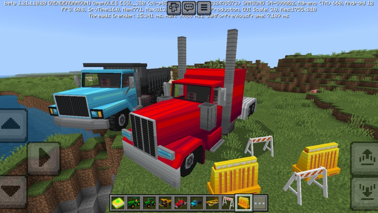 Options from Super Heavys Mod for Minecraft PE