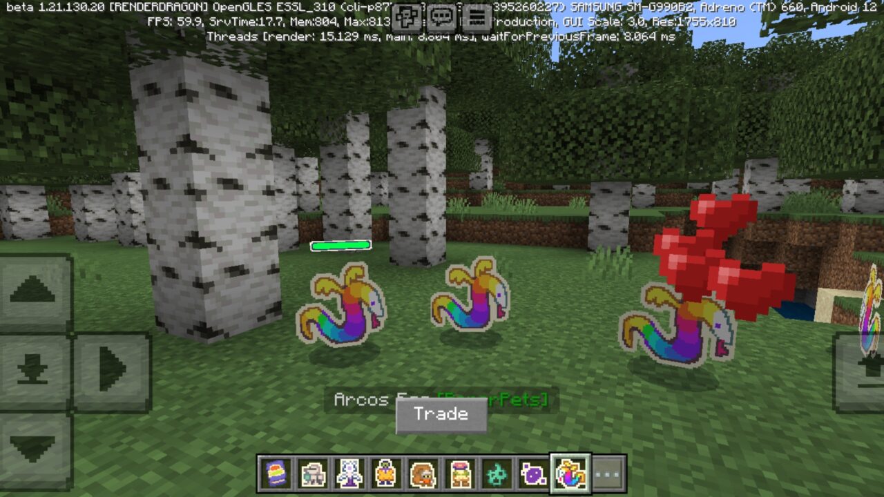 Paper Pets Mod for Minecraft PE