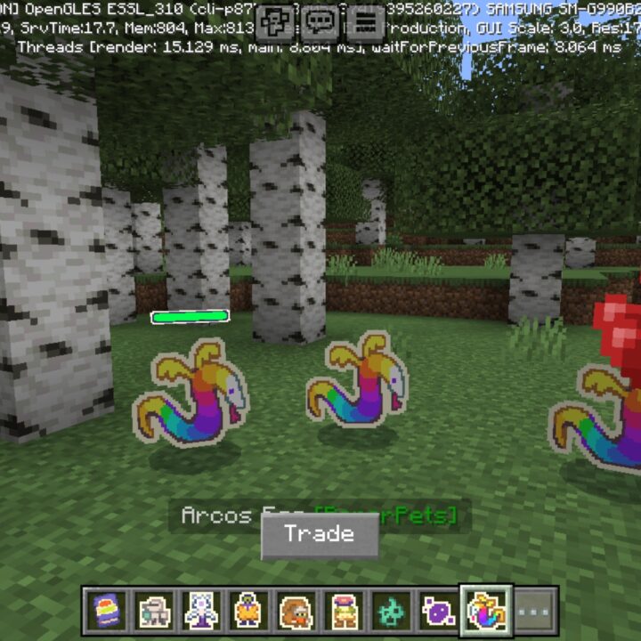 Paper Pets Mod for Minecraft PE