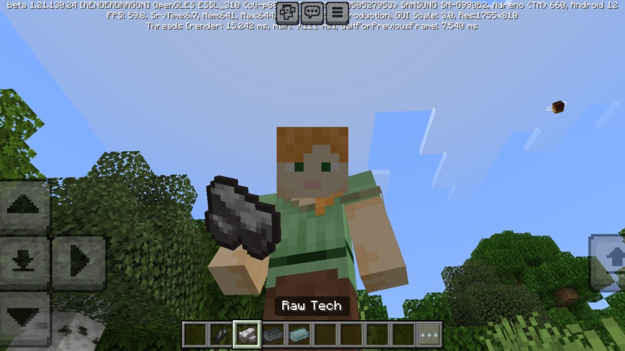 Raw from Tech Mods for Minecraft PE