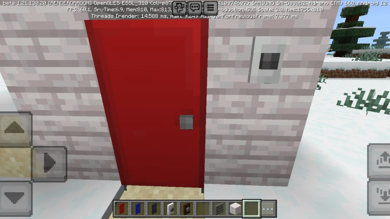 Red from Iron Door Mod for Minecraft PE