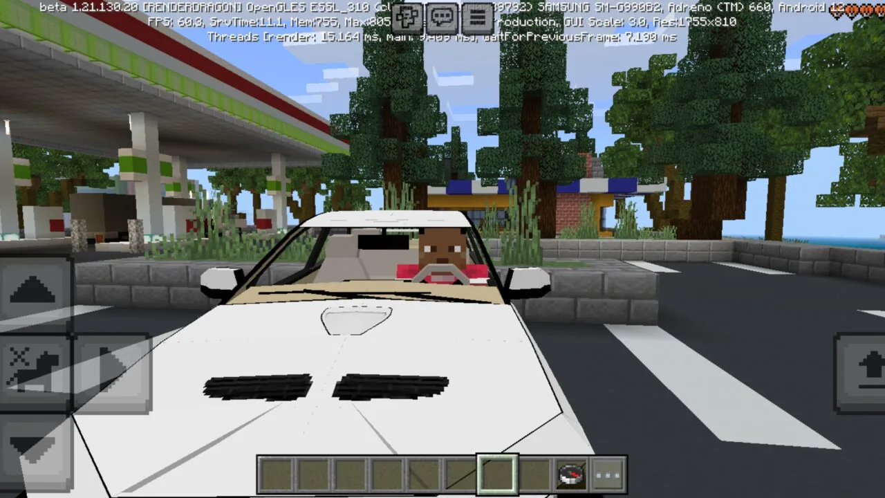 Ride from Life in Hawaii Map for Minecraft PE