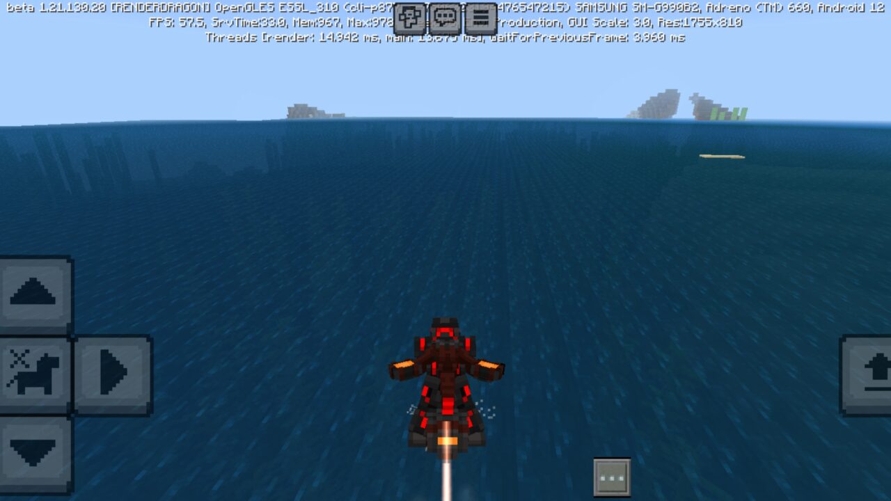 Ride from Tron Mod for Minecraft PE
