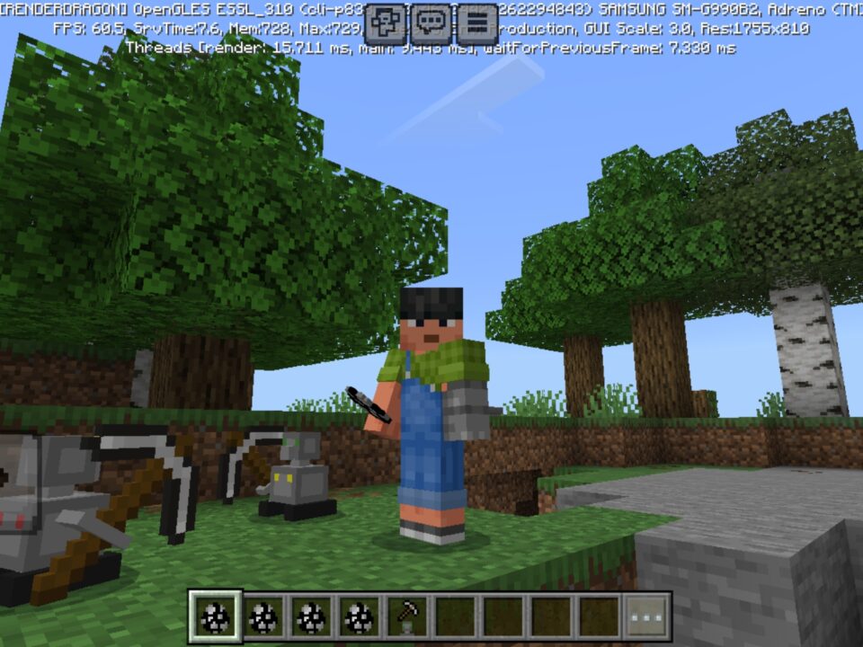 Robot Assistants Mod for Minecraft PE
