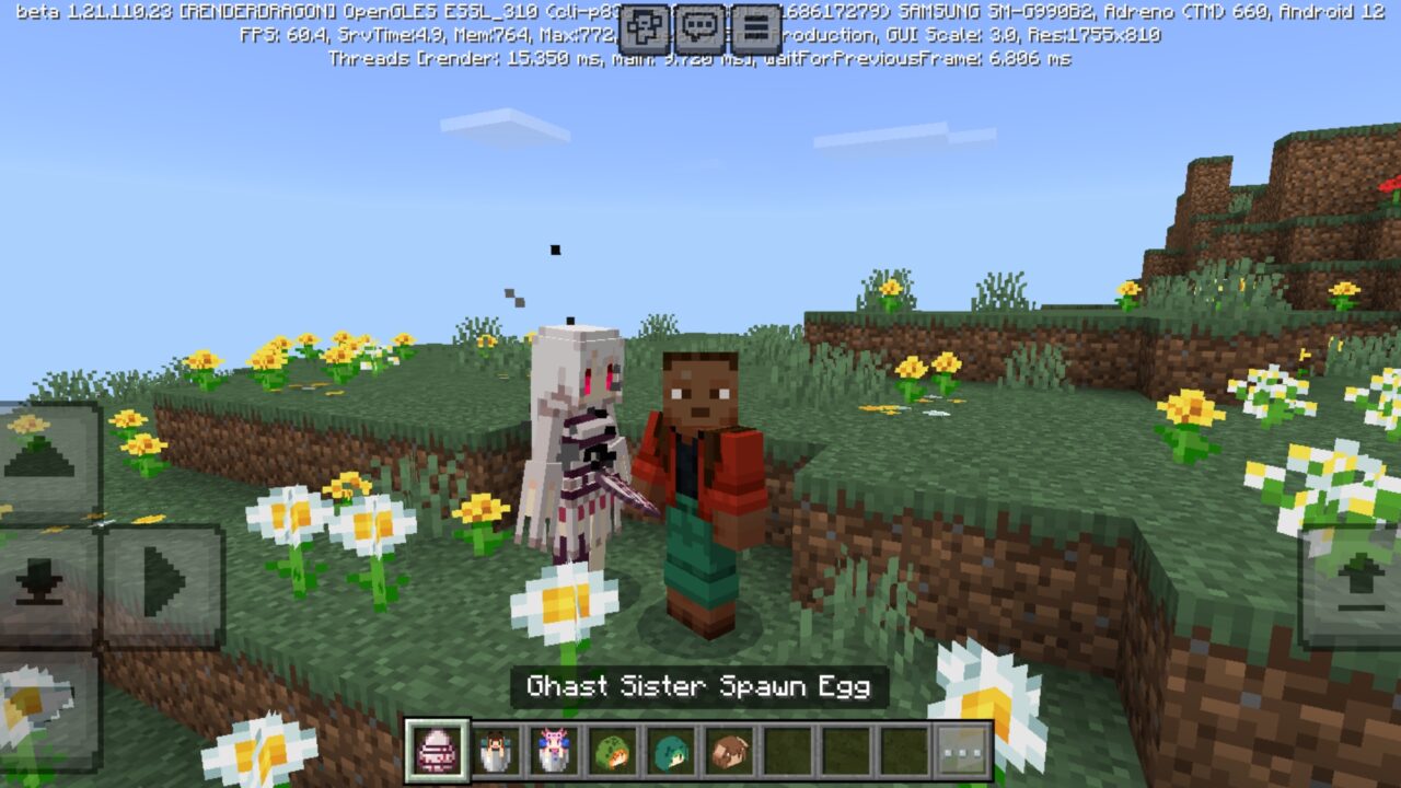 Sister from Cute Mods for Minecraft PE
