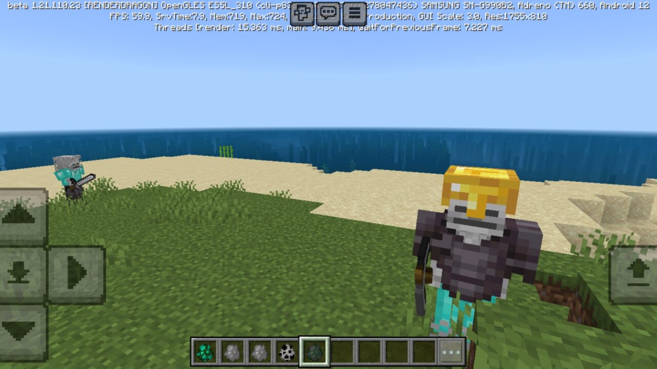 Skeleton from Horde Mod for Minecraft PE