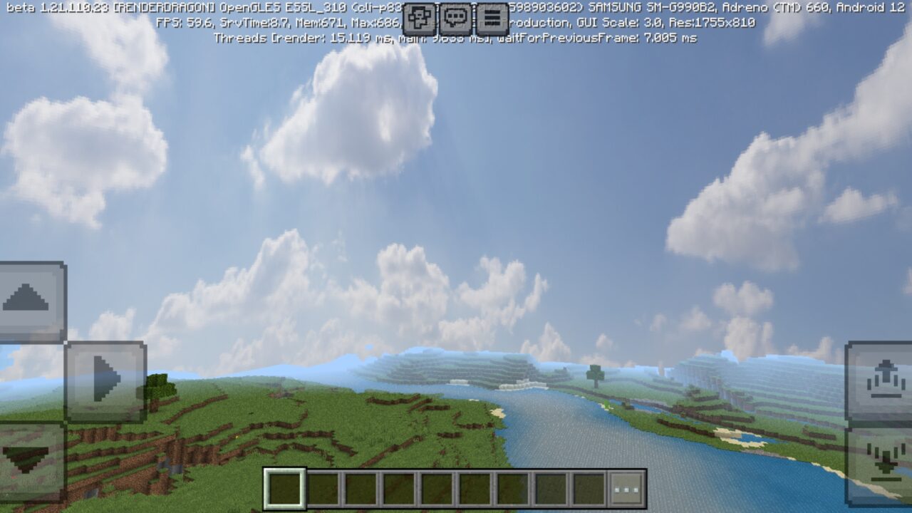Sky from Cinematic Texture Pack for Minecraft PE