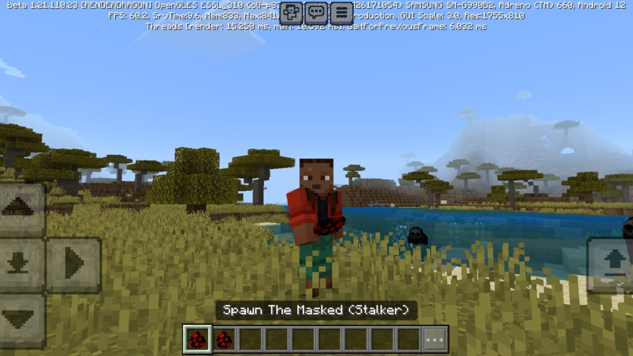 Spawn from Disturbed Mod for Minecraft PE
