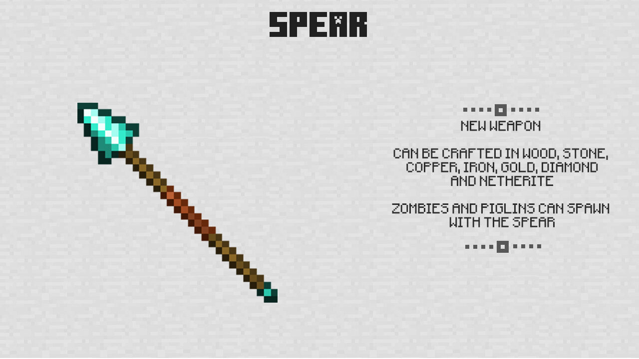 Spear from Minecraft 1.21