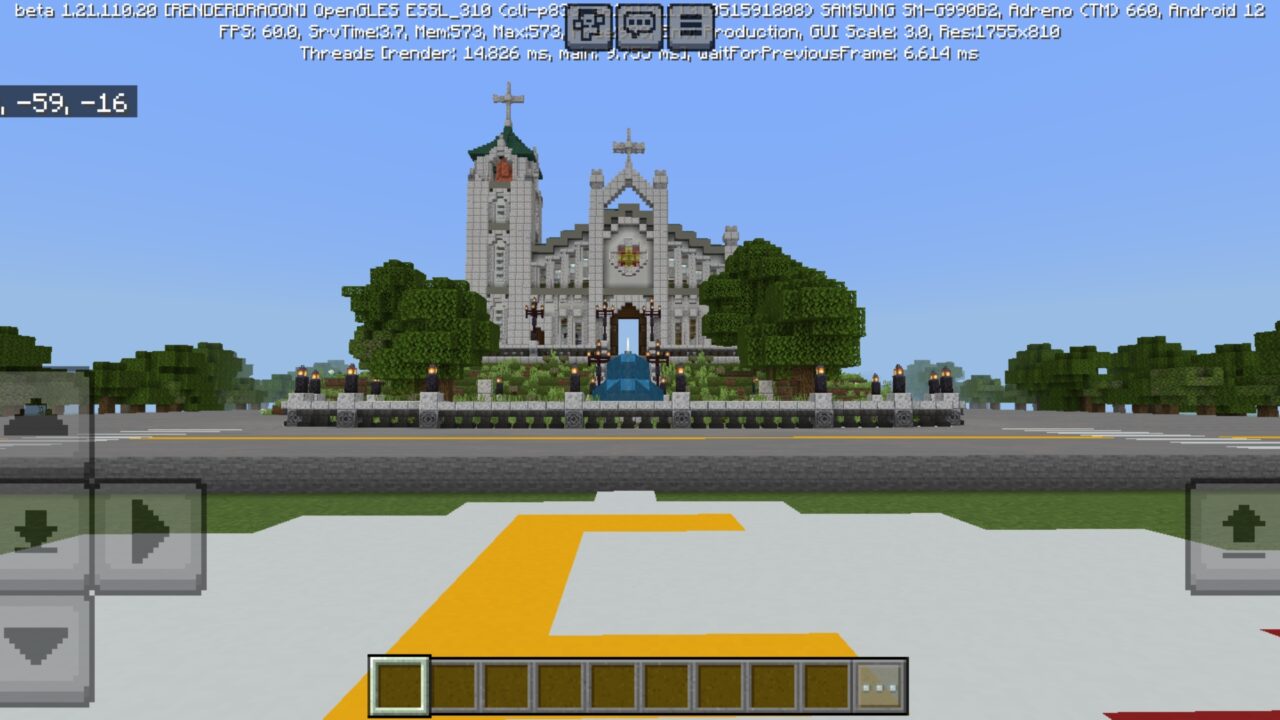 Start from Cathedral Map for Minecraft PE