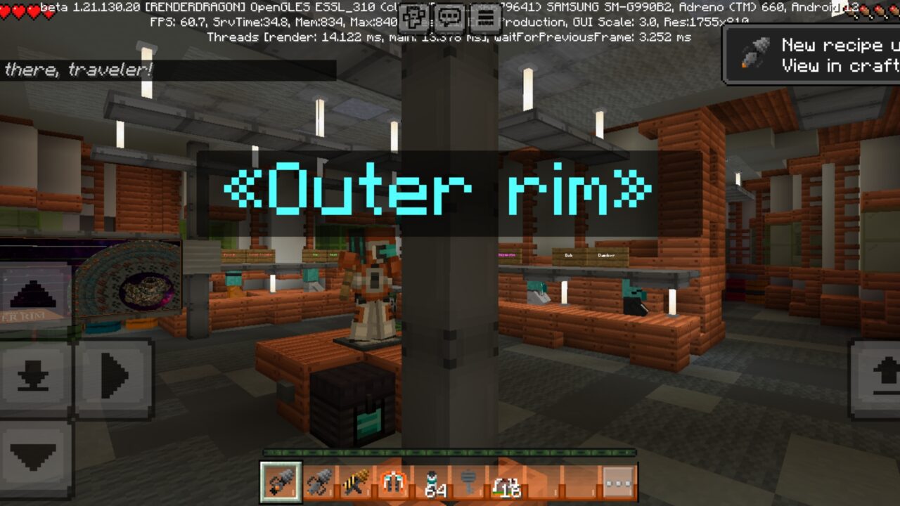 Start from Outer Rim Map for Minecraft PE
